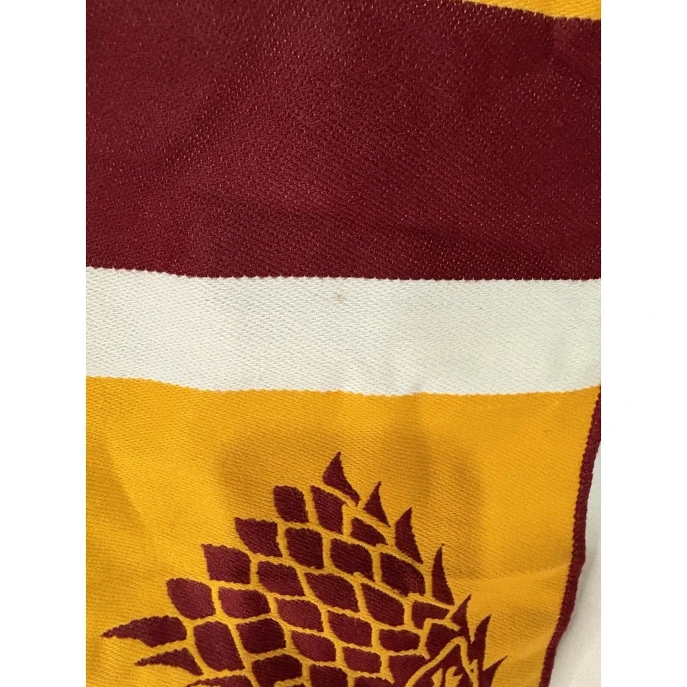 Knit Wit House Stark Sigil Gryffindor Colors Knit Hat and Scarf Set Multicolor